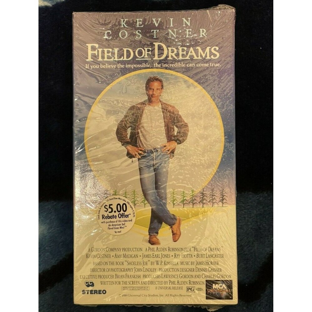 Field of Dreams VHS Kevin Costner 80884 Factory Sealed RARE see description